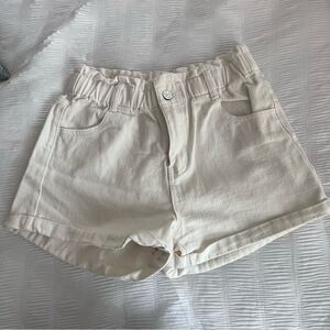 Wishlist High Waist White Denim Shorts size M